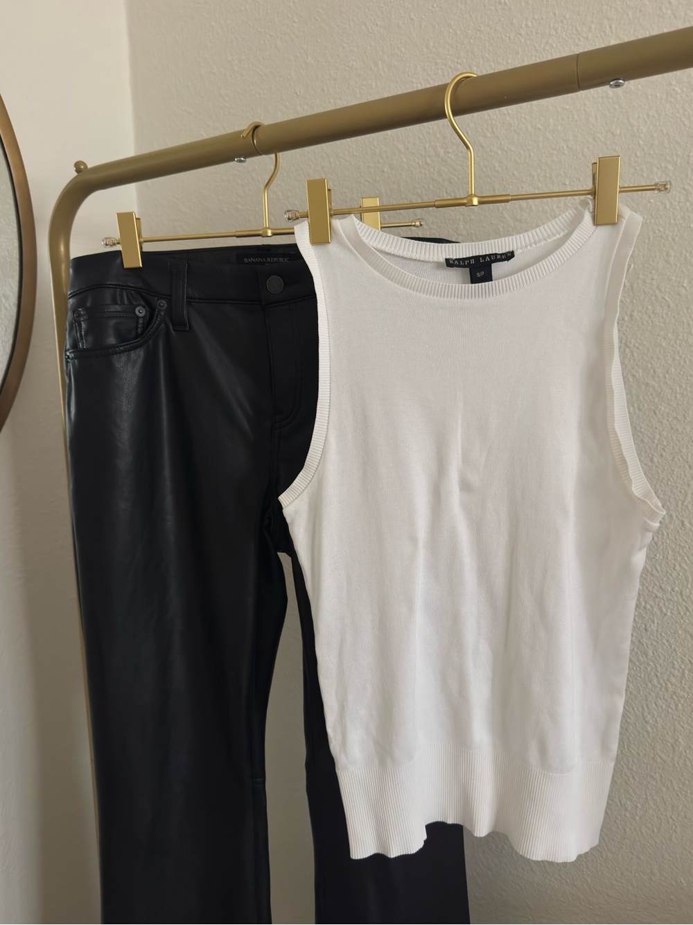 Banana Republic Faux Leather Pants